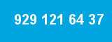 929 121 64 37 929 121 64 37